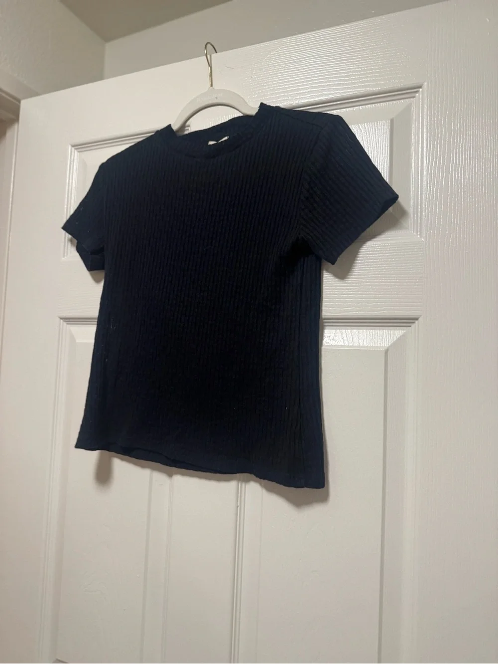 Pilcro Textured Rib Layering Tee - Picture 3 of 13